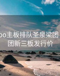 2020年ipo主板排队圣泉梁团，圣泉集团新三板发行价