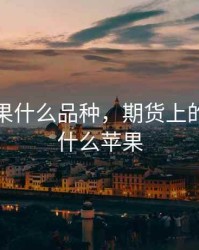 期货苹果什么品种，期货上的苹果是什么苹果
