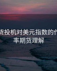 利率期货投机对美元指数的作用，利率期货理解