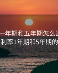 房贷lpr一年期和五年期怎么选，房贷利率1年期和5年期的