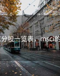 msci成分股一览表，msci的成分股