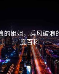 乘风破浪的姐姐，乘风破浪的姐姐百度百科