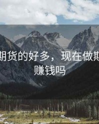 现在做期货的好多，现在做期货可以赚钱吗