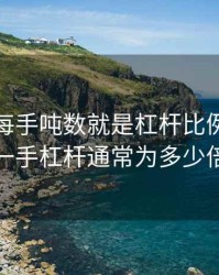 期货的每手吨数就是杠杆比例，期货一手杠杆通常为多少倍