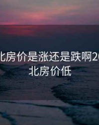 现在湖北房价是涨还是跌啊2020，湖北房价低