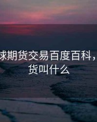 香港全球期货交易百度百科，香港期货叫什么