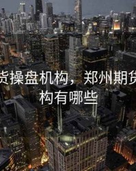 郑州期货操盘机构，郑州期货操盘机构有哪些