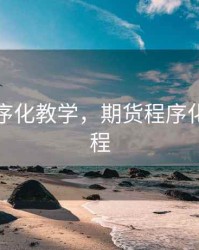 期货程序化教学，期货程序化编程教程