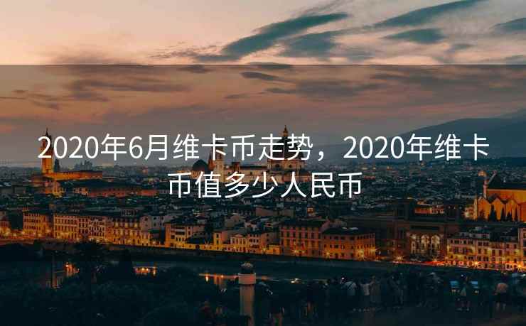 2020年6月维卡币走势，2020年维卡币值多少人民币