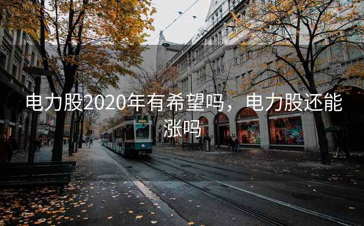 电力股2020年有希望吗,电力股还能涨吗 电力股2020年有希望吗,电力股还能涨吗